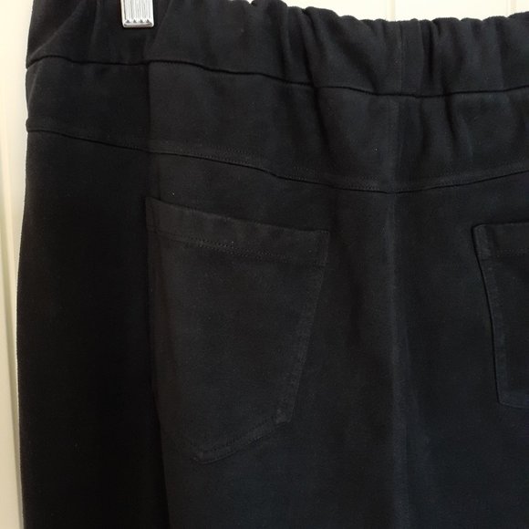 Soft Surroundings Faux Suede Pull-On Bootcut Pants Blue Size TXL Tall - Picture 10 of 16